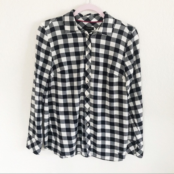 Talbots | CLASSIC COTTON GINGHAM SHIRT - Picture 1 of 7